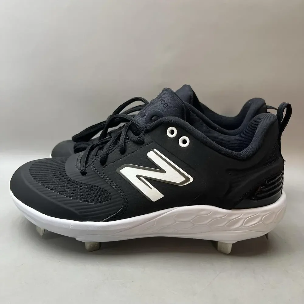 New Balance Fresh Foam Velo V3 Softball Cleats Women Size 8.5 Black Metal Shoes